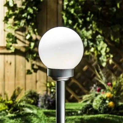 Luz de estaca redonda solar à prova d'água para exterior
